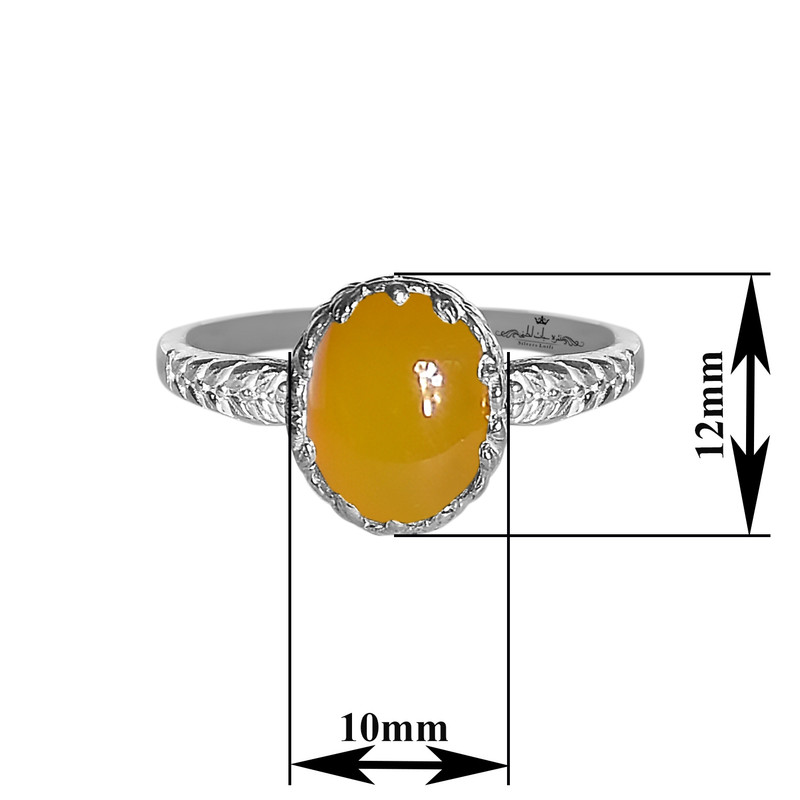 انگشتر نقره زنانه نقره جات لطفی مدل عقیق کد ANZS04E010