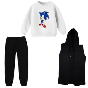 ست 3 تکه لباس راحتی بچگانه مدل سونیک کد 2    