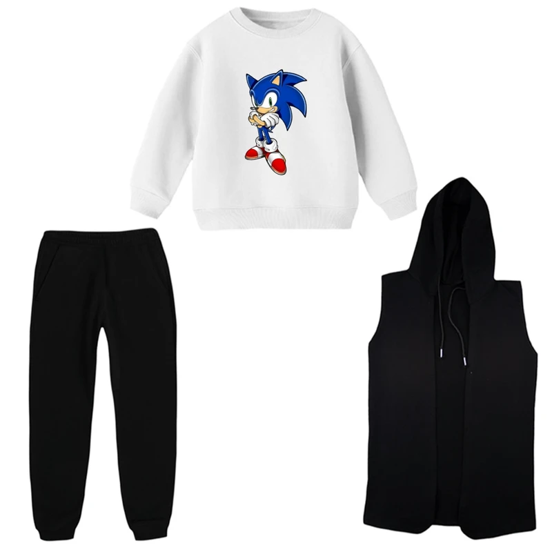 ست 3 تکه لباس راحتی بچگانه مدل سونیک کد 2    