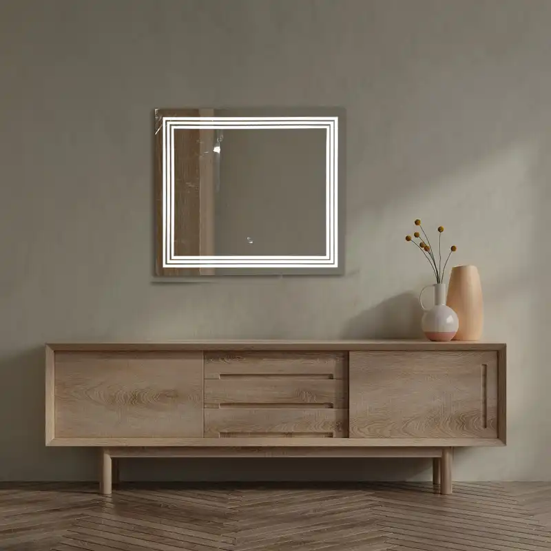 آینه سرویس بهداشتی مدل بکلایت مستطیل 4 خط