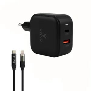 شارژر دیواری 45 وات 2 پورت وونک مدل CA-45 به همراه کابل USB‑C