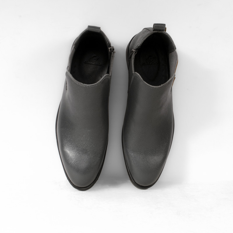 نیم بوت مردانه چرم عطارد مدل چرم طبیعی کد SH107