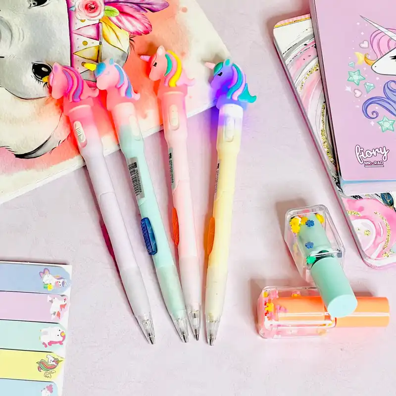 مداد نوکی 0.5 میلی متری مدل چراغ دار طرح یونیکورن