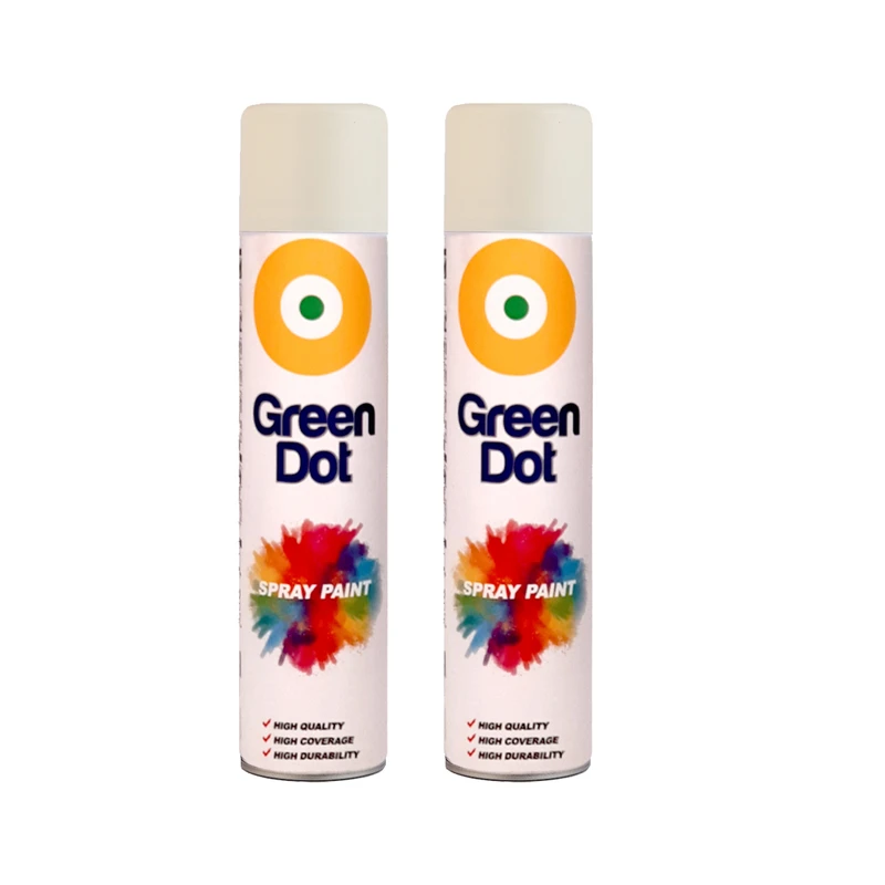 اسپری رنگ کرم گرین دات مدل green2 حجم 250 میلی لیتر مجموعه 2 عددی