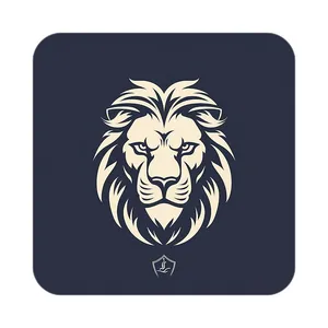 زیر لیوانی کاکتی طرح شیر مدل mp24125