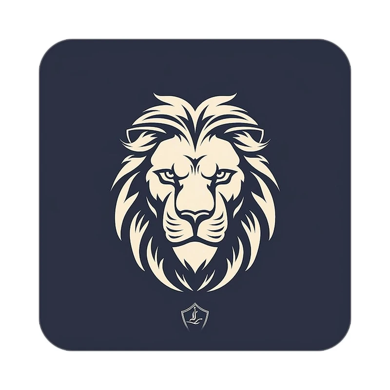 زیر لیوانی کاکتی طرح شیر مدل mp24125