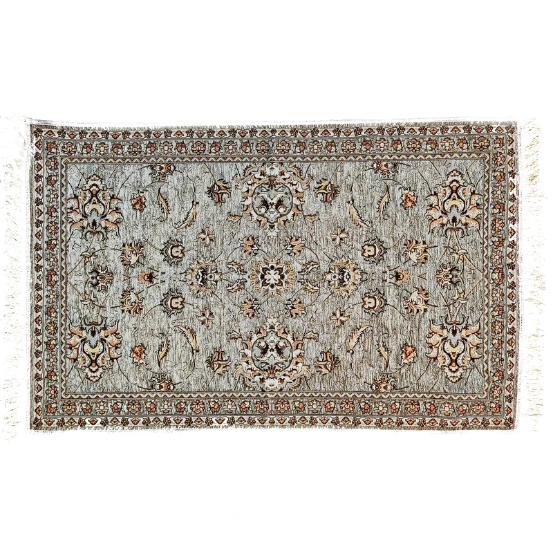 روفرشی مدل ابریشم طرح فرش زمینه فیلی