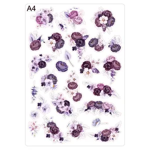برچسب مدل Violet طرح اسکرپ بوک کد 30 بسته 27 عددی