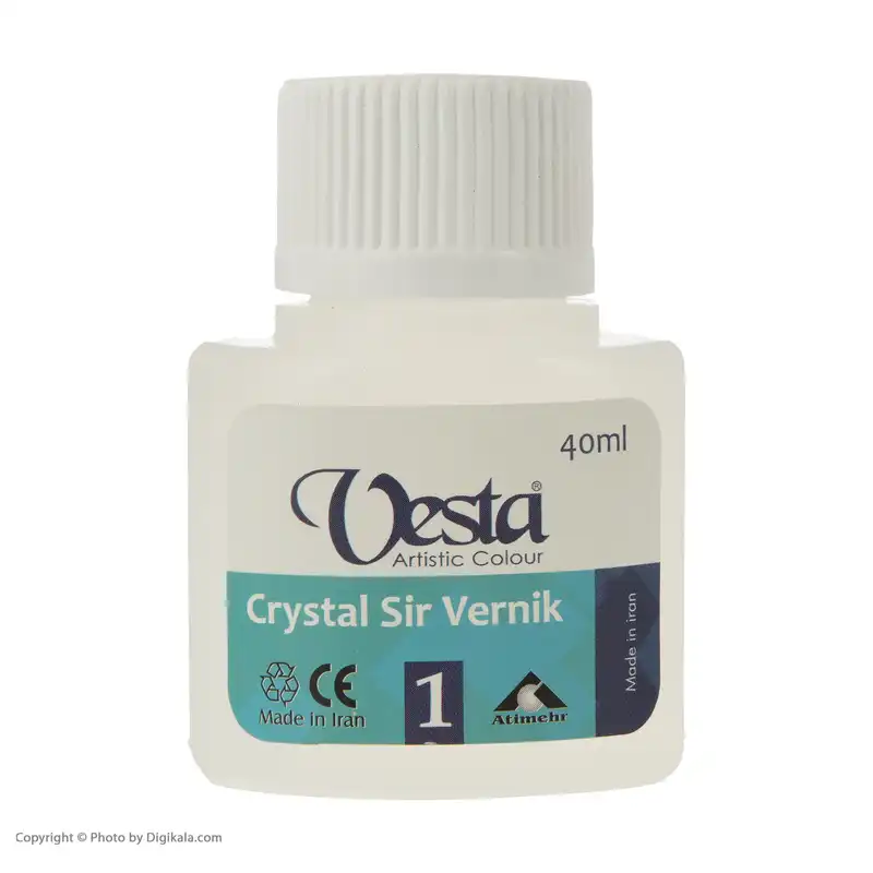 کریستال سرونیک دوجزئی وستا مدل 128000801 حجم 40 میلی لیتر بسته 2 عددی