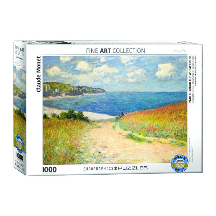 پازل 1000 تکه یوروگرافیکس پازلز مدل Path through the Wheat Fields كد 1499-6000