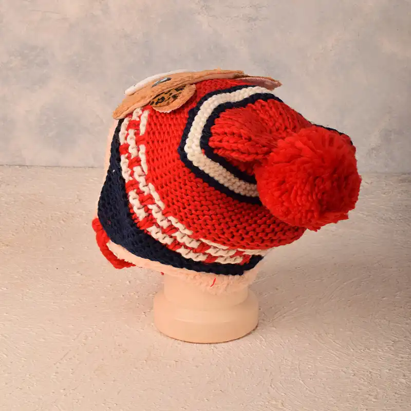 کلاه  بافتنی بچگانه مدل S-004