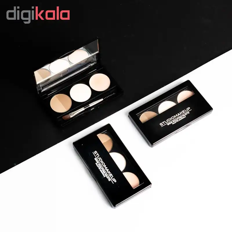 پالت سایه ابرو استودیو میکاپ مدل Brow Sculpting شماره 03
