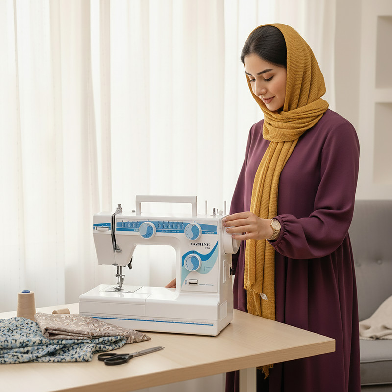 چرخ خیاطی کاچیران مدل یاسمین 502