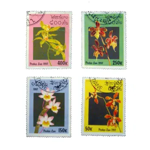 تمبر یادگاری طرح طبیعت مدل گل کد gol-516 مجموعه 4 عددی