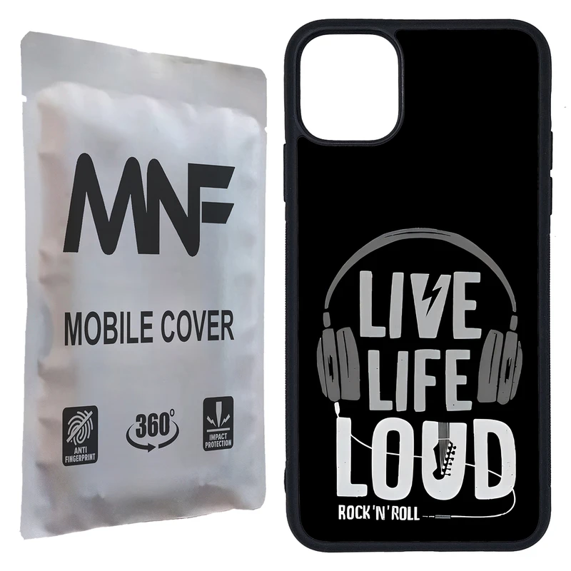 کاور ام ان اف طرح LIVE LIFE LOUD کد P-076 مناسب برای گوشی موبایل اپل iPhone 11 Pro Max