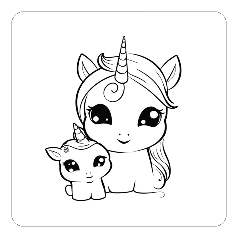 مگنت کاکتی طرح اسب تک شاخ و یونیکورن مدل mp30458