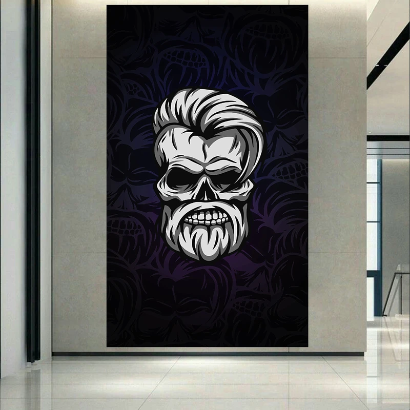 پوستر طرح آرایشگاه مردانه مدل Beard Man کد AR17970