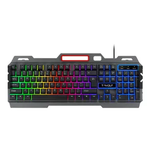کیبورد مخصوص بازی مدل T-wolf T16