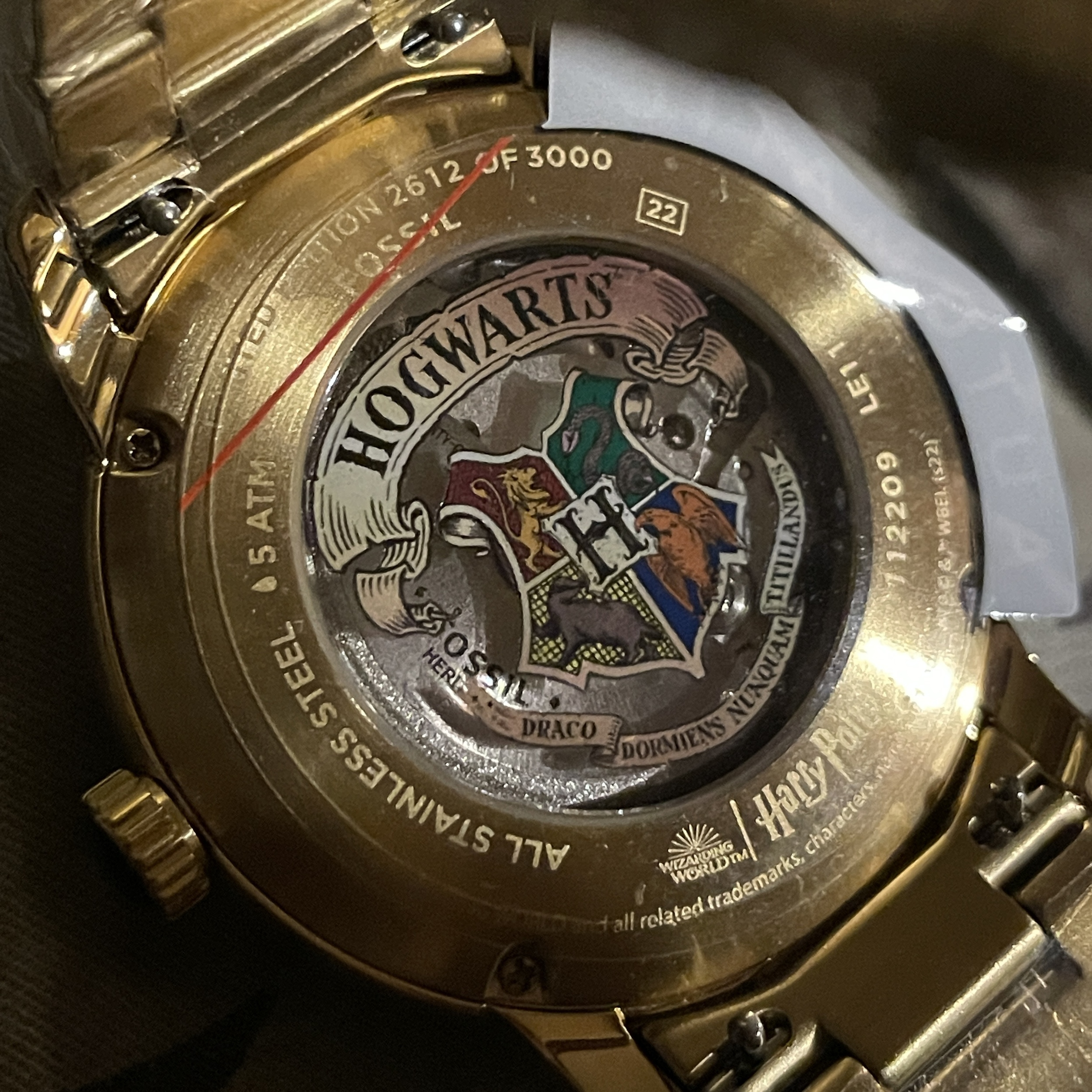 ساعت مچی عقربه‌ای مردانه فسیل مدل Harry Potter Limited Edition