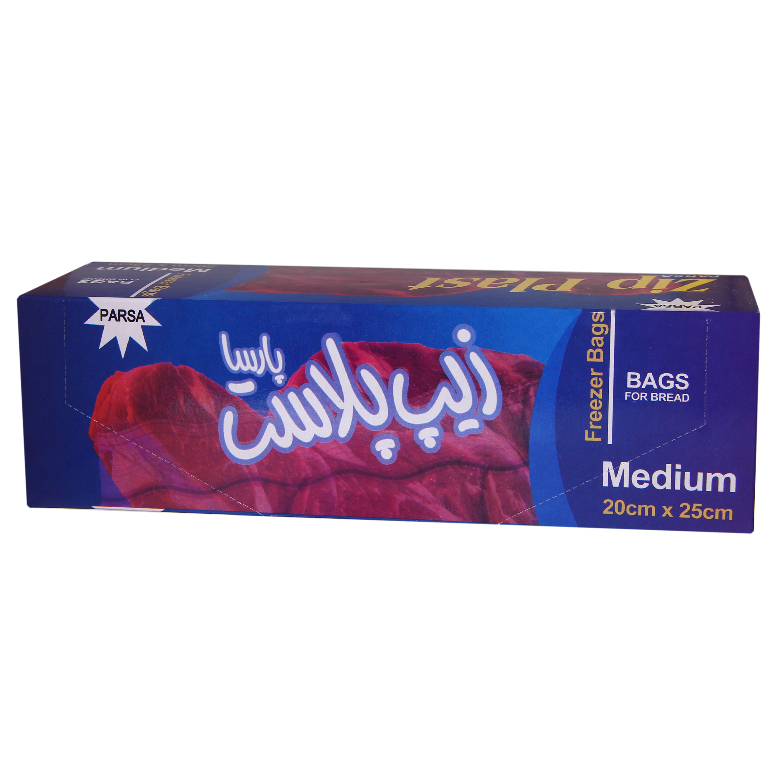 کیسه زیپ دار پارسا مدل M2 بسته 25 عددی