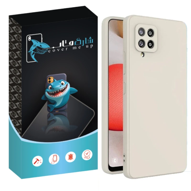کاور شارک قاب مدل سیلیکونی مناسب برای گوشی موبایل سامسونگ Galaxy A22 4G