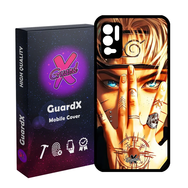 کاور گارد ایکس طرح Naruto Anime مدل Glass10452 مناسب برای گوشی موبایل شیائومی Redmi Note 10 5G/Poco M3 Pro /Redmi Note 10T 5G