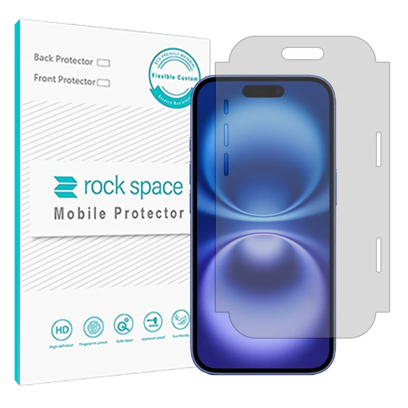 محافظ صفحه نمایش راک اسپیس مدل مات مناسب برای گوشی موبایل اپل iPhone 16