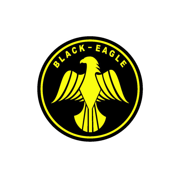 برچسب بدنه خودرو طرح black eagle کد 10783 