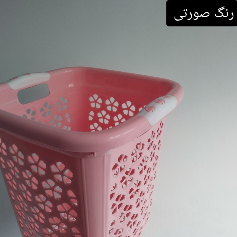 سبد رخت چرک مدل تسا طرح گل کد size 1