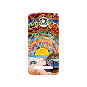 MAHOOT Collage of Orange Sky Cover Sticker for Motorola Moto Z2 Play