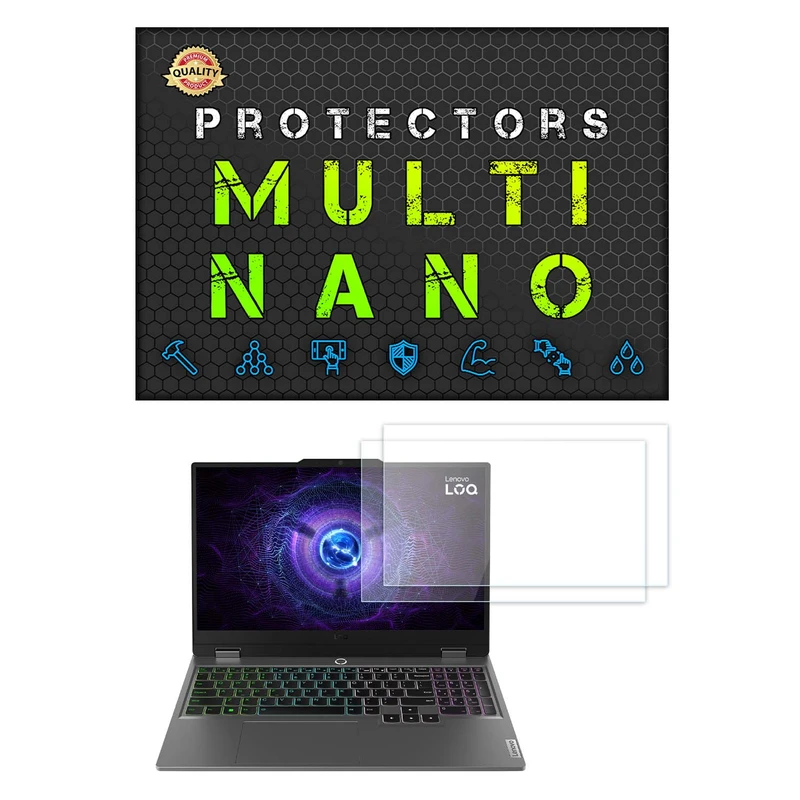 محافظ صفحه نمایش شفاف مولتی نانو مدل X-S2N مناسب برای لپ تاپ لنوو LOQ 15IAX9 15.6 inch 2024 بسته دو عددی