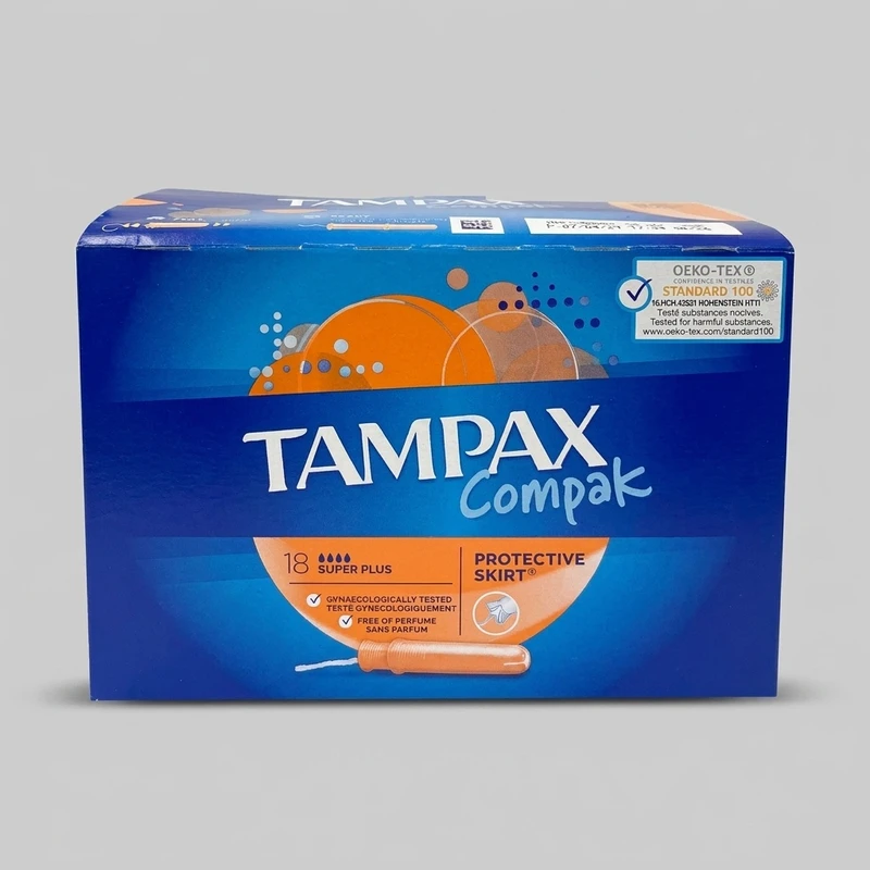 تامپون تامپکس مدل compak plus بسته 18 عددی
