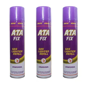 گاز فندک آتا فیکس مدل ATA1 حجم 300 میلی لیتر مجموعه سه عددی