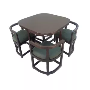 میز و صندلی ناهارخوری 4 نفره گالری چوب آشنایی مدل Ti-713