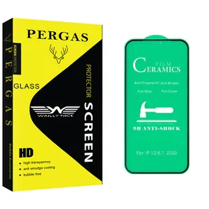 Waily Nice Pergas Glass Ceramics Screen Protector For Apple Iphone 12 / 12 Pro