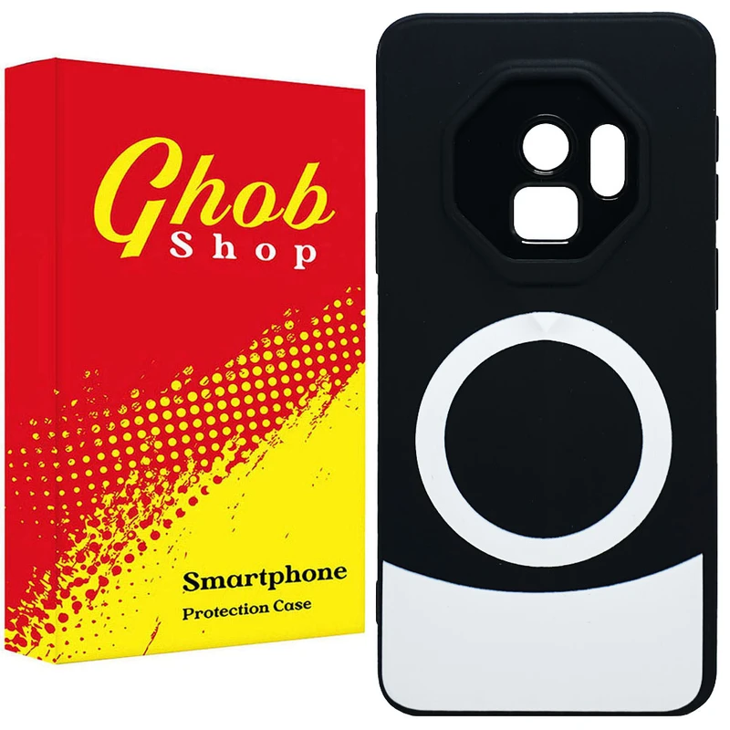 کاور قاب شاپ مدل مگ سیف طرح دو رنگ مناسب برای گوشی موبایل سامسونگ Galaxy S9