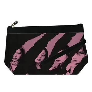 کیف لوازم آرایش زنانه طرح بلک پینک کد 140