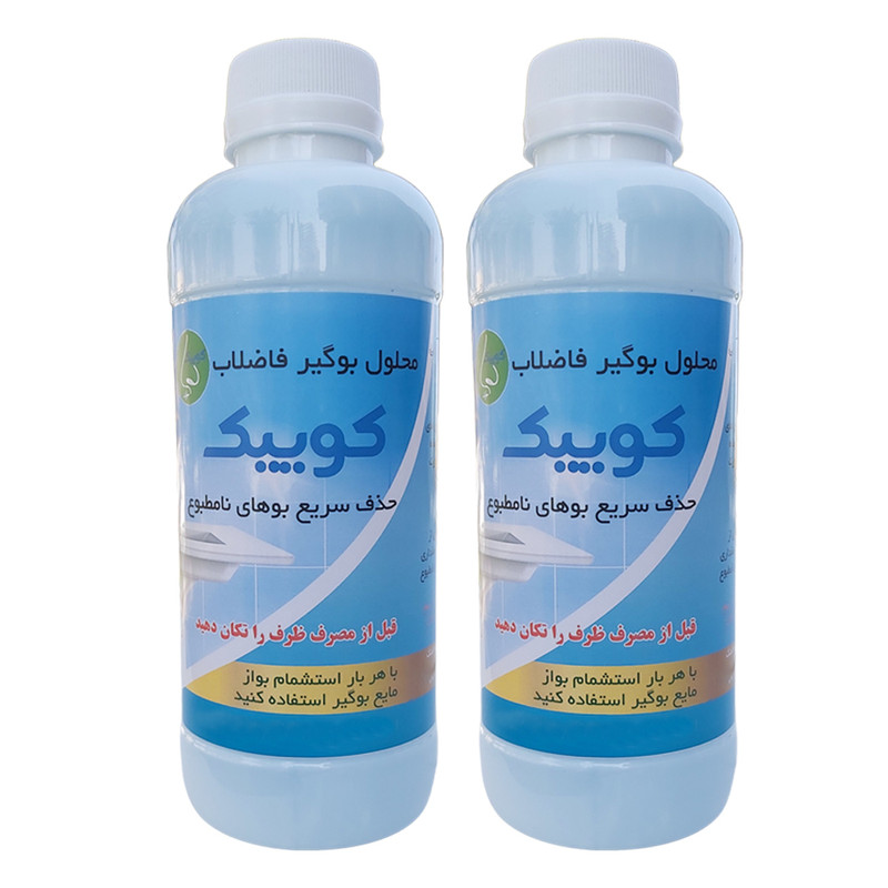مایع بوگیر فاضلاب کوییک مدل A2 پک 2 تایی حجم 1200 میلی لیتر