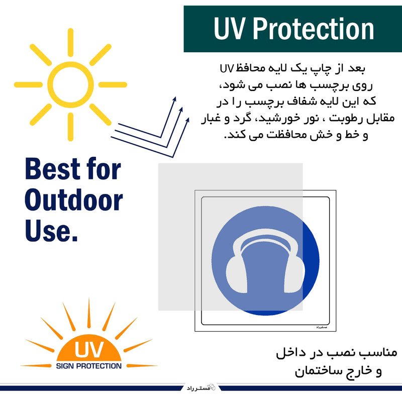 برچسب ایمنی مستر راد طرح حداکثر میزان مجاز صدا 108 دسی بل مدل HSE-OSHA-277 برچسب ایمنی مستر راد طرح حداکثر میزان مجاز صدا 108 دسی بل مدل HSE-OSHA-277
