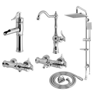 ست شیرآلات ایران گروه مدل بیزانس کد B001 مجموعه 6 عددی 