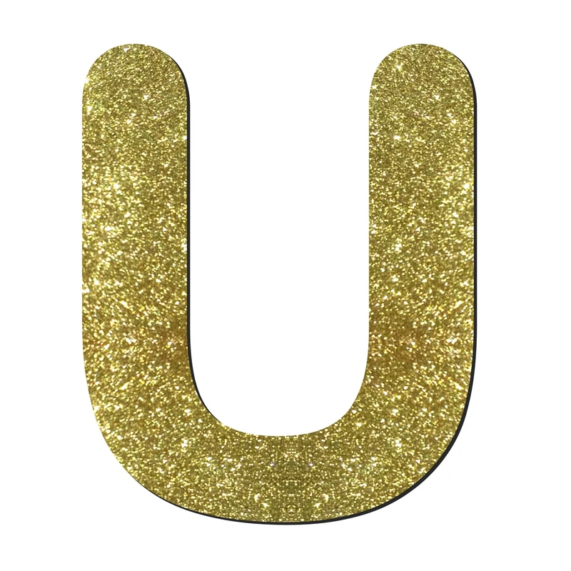 استیکر چوبی کودک مدل حروف لاتین کد MDF-T-U