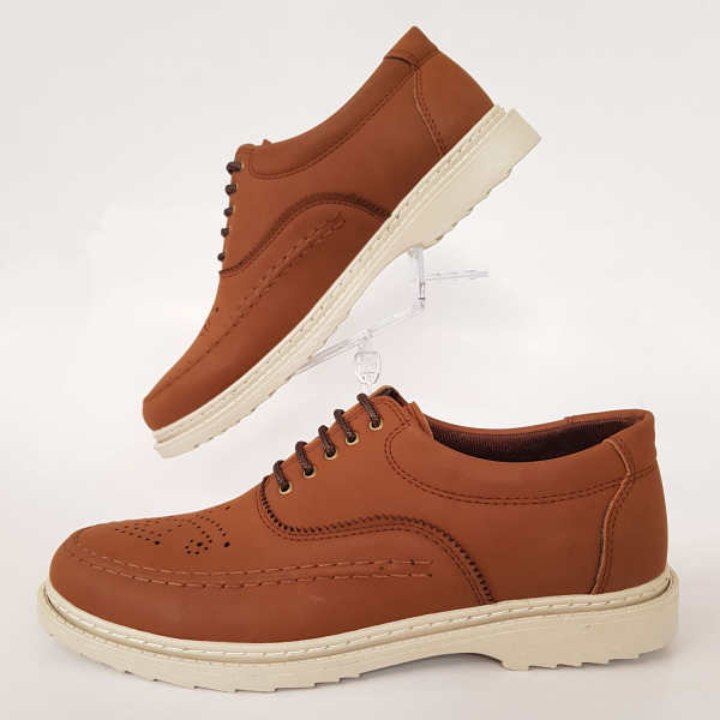 کفش مردانه مدل سیلور ساده کد T.A.J رنگ قهوه ای -  - 3