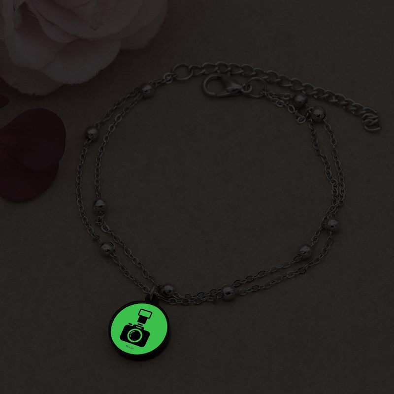 پابند زنانه ناکسیگو مدل شب تاب طرح عکاسی کد LB7458