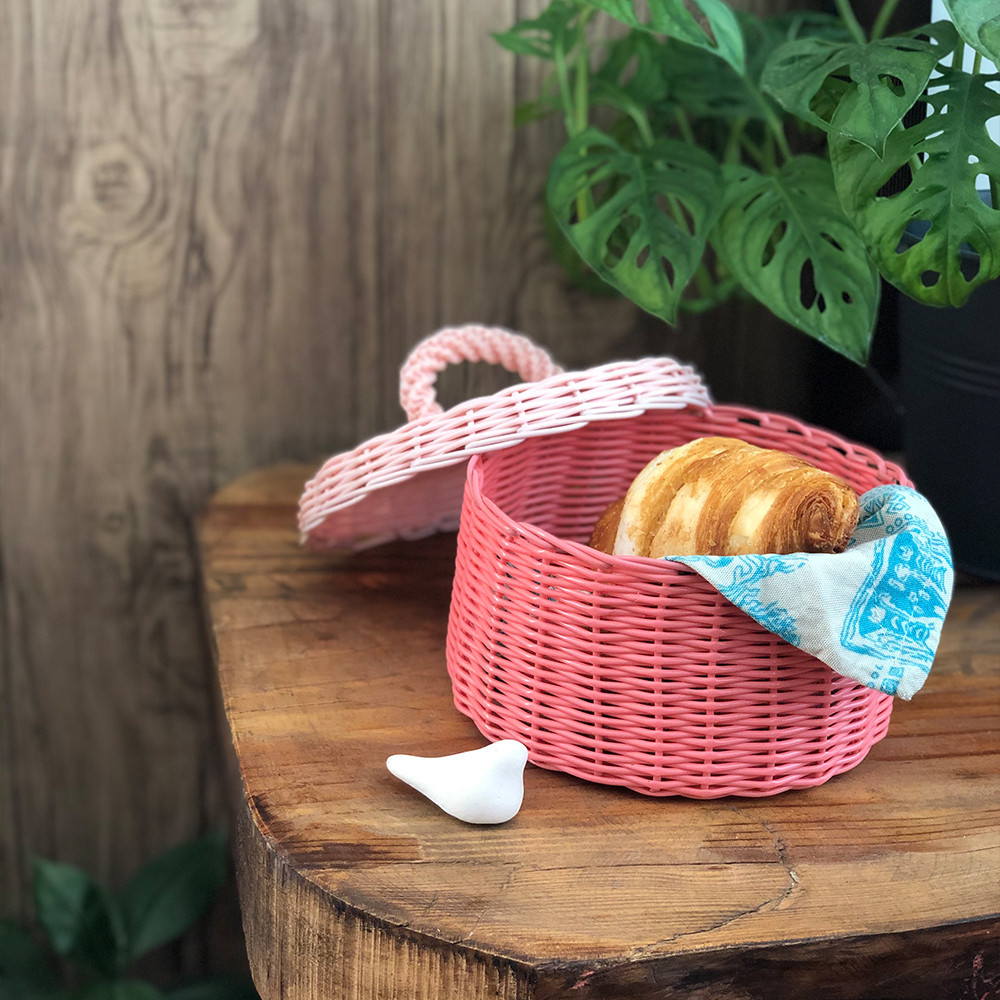 سبد نان و سبزی مدل رنگین