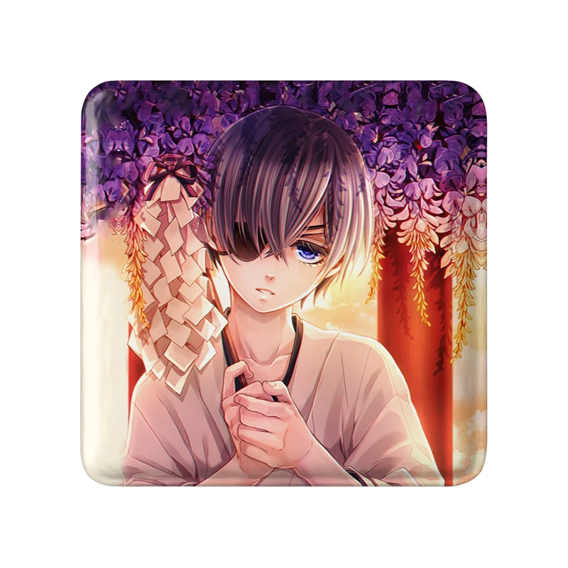 مگنت خندالو طرح شیل انیمه خادم سیاه کد 16343