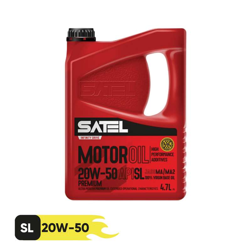 روغن موتور خودرو ساتل مدل 20W-50 SL حجم 4.7 لیتر