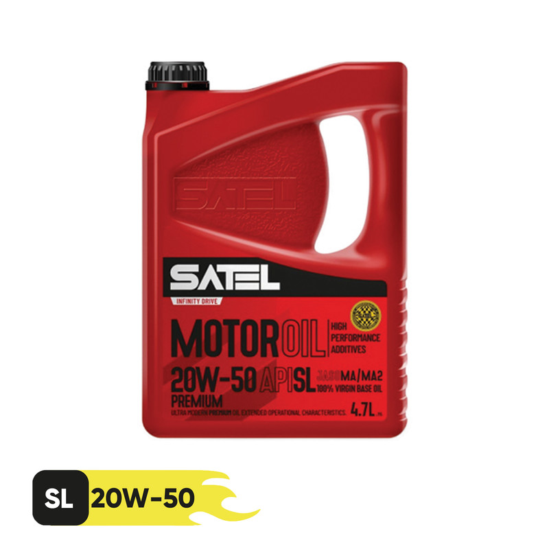روغن موتور خودرو ساتل مدل 20W-50 SL حجم 4.7 لیتر