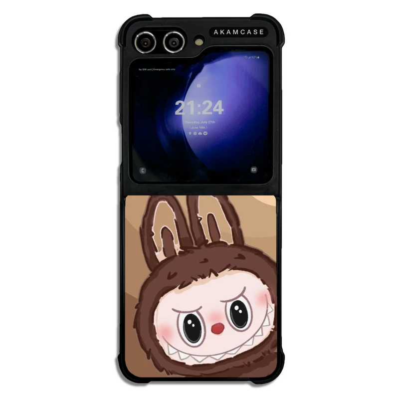 کاور آکام مدل AMC-WSGZFLIP5-LABUBU-18 مناسب برای گوشی موبایل سامسونگ Galaxy Z Flip 5