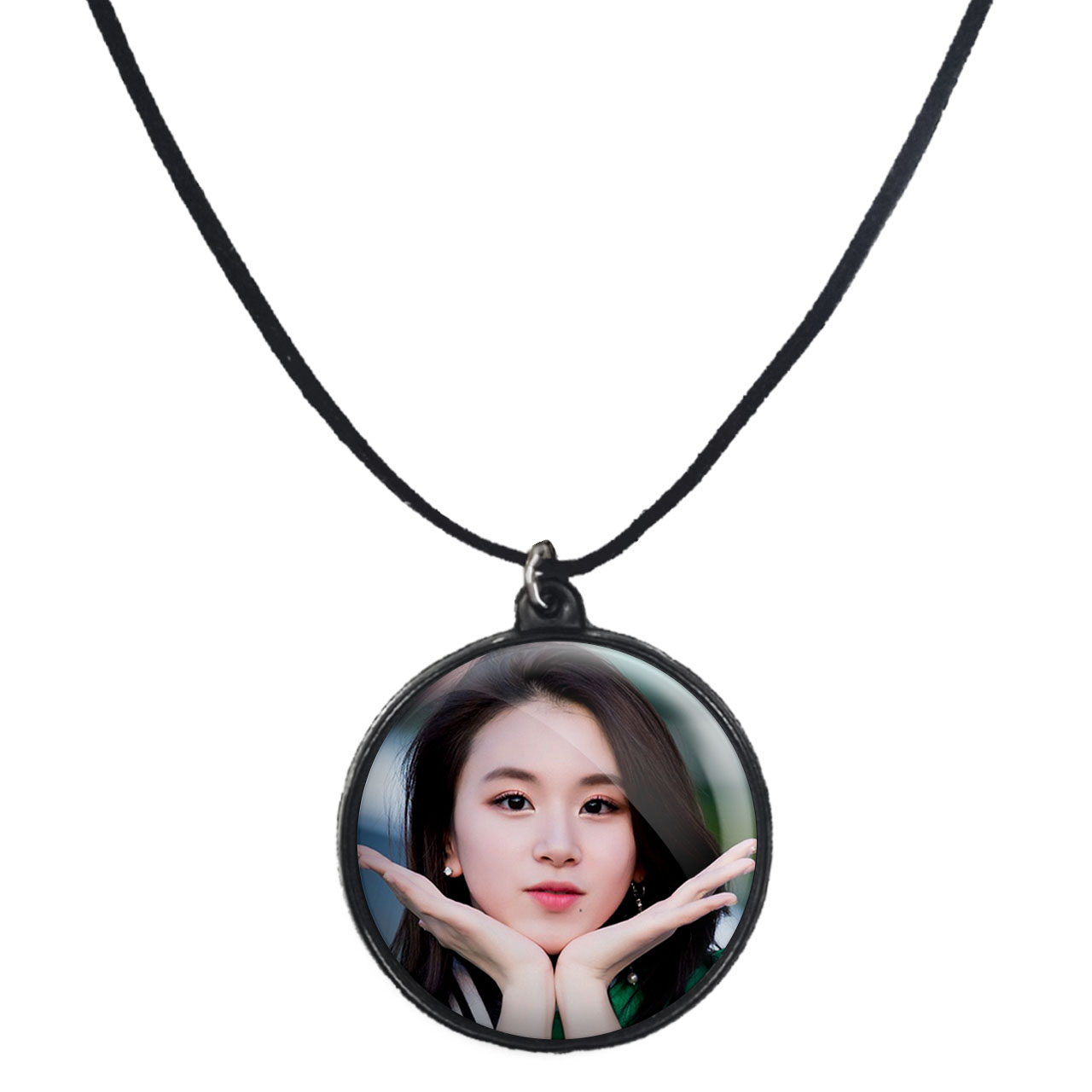 گردنبند پرمانه طرح تو ایس کد pmb.18424 مدل دو طرفه