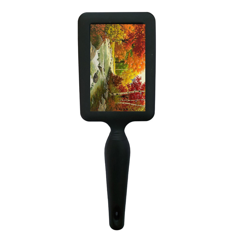 برس مو طرح نقاشی جنگل و درخت و رود مدل B1055